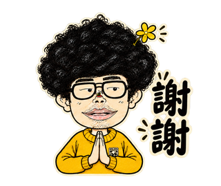 謝謝動態貼圖